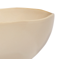 thumbnail image 4 of Bouclair Beige Ceramic Salad Bowl, 4 of 4