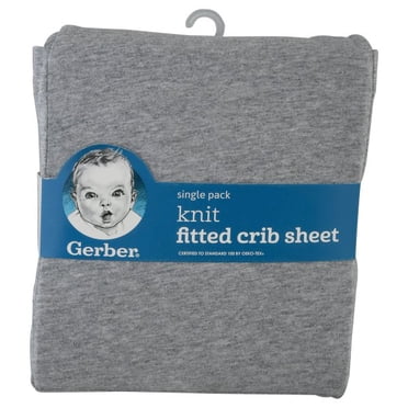 Gerber Baby & Toddler Grey Fitted Crib Sheet