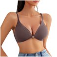thumbnail image 4 of LSLJS Ladies Traceless Comfortable No Steel Ring Breathable Gathering Front Opening Buckle Bra Woman Underwear, 4 of 6