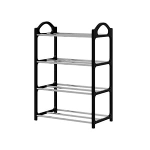 Rbaofujie Rangement des chaussures Porte avec rail à main Quatre petit rack de chaussures Accueil Entrée de chaussures Cabinet d'entrée Chaussures Rangement Rack Petit racks de chaussures Organisateur de chaussures
