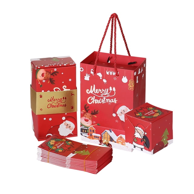 Qocolhg Outdoor Christmas Decorations Indoor, Christmas Surprise Box Surprise Jumping Box Gift Box Folding Bouncing Red Envelope Gift Box, Christmas Home Party Decor Clearance