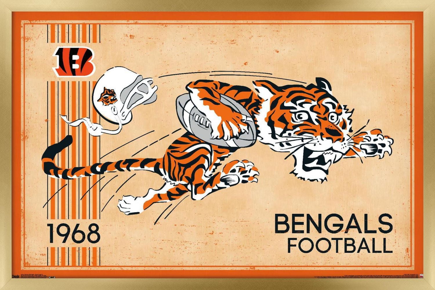 NFL Bengals de Cincinnati - Logo rétro 14