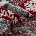 thumbnail image 4 of Holiday Time Cozy Throw Patchwork, 4 of 9