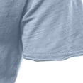 thumbnail image 4 of Men's Casual V Neck T Shirts Loose Fit Comfortable Stretchy Pure Color Summer Tee For Daily Wear With Shorts, 4 of 5