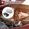 thumbnail image 2 of Engine Oil Cooler No.LR073678 Transmission Oil Cooler with Gasket for Land Rover Range Rover Evoque 2018-2023 1 Pc, 2 of 7