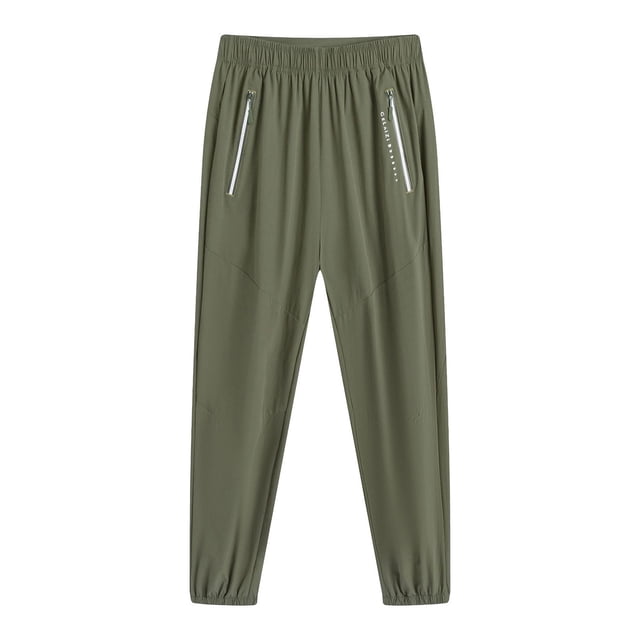 AherBiu Womens Golf Pants High Waisted Stretch Quick Drying Lightweight Outdoor Hiking Running Pants with Zip Pockets