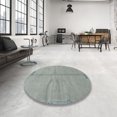 thumbnail image 3 of Ahgly Company Tapis d'Intérieur Ronds Abstraits Gris Foncé Tapis de Zone Abstraits, 4 Pieds Rond, 3 of 6