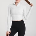 thumbnail image 2 of Timegard Womens Lightweight Athletic Jacket Zipper Trackshirts Workout Running Jackets with Thumb Holes, 2 of 4