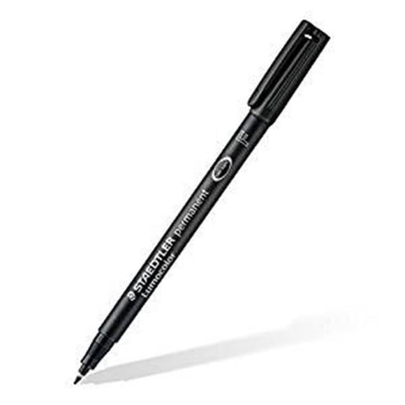 Tactical Gear ST 318-9 0.6 mm Lumocolor Universal Pen Permanent Fine, Black