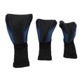 thumbnail image 1 of 3PCS Club Headcover Set,Nylon Breathable Wood Club Protective Covers with Interchangeable Tags, 1 of 7