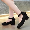 thumbnail image 2 of Kcodviy Children Shoes Thick High Girl Slides Heel Sandals able Diamond Slip on Shoes Toddler Girl Bow Small High Heel Jelly Toddler Sandals Princess Sandals, 2 of 8