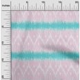 thumbnail image 1 of oneOone Cotton Poplin Fabric Chevron Ikat Print Sewing Fabric BTY 56 Inch Wide, 1 of 4