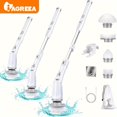 thumbnail image 3 of 1 Set Electric Spin Scrubber Cleaning Brush, Long Handled Shower Scrubber, Tub Tile, 3 of 4