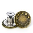 thumbnail image 2 of Lefu 10 PCS Metal Jeans Buttons 17mm Replacement No-Sew Screw Button Repair Kit DIY, 2 of 9