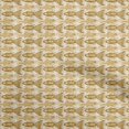 thumbnail image 1 of oneOone Cotton Poplin Light Brown Fabric Asian Block Craft Projects Decor Fabric Printed By The Yard 42 Inch Wide, 1 of 4