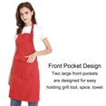 thumbnail image 3 of TOPTIE Ensemble de Toque de Chef Ajustable en Toile de Coton pour Adultes, Hommes et Femmes, 3 of 6
