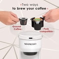 thumbnail image 5 of Mixpresso 2 in 1 Brewer Single Serve Coffee Maker for K Capsule and Ground Coffee, Single Cup Coffee Machine, Compact Size Mini Coffee Maker Quick Br, 5 of 5