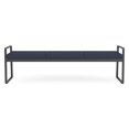 thumbnail image 4 of Gansett Reception Waiting Room Healthcare 3-Seat Bench / Charcoal Steel / Blue, 4 of 5