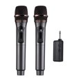 thumbnail image 1 of Wireless Microphone System Receiver with Handheld Mic Anti-Howling for Home Cinemas Karaoke Church Speech Wedding Party Singing Rechargeable Wireless Microphone Compatible with Amplifiers Speaker, 1 of 9