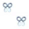 thumbnail image 1 of QualitChoice 1/2/3/5 1 Paire Oreillette Coussin d'Écouteur de Remplacement Coussin Muff Earmuff Réparation Mise à Niveau Accessoires Modifiés Pièces de Rechange Gris 2PCS, 1 of 6