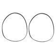thumbnail image 4 of SHOWERORO 2pcs Tape Recorder Belt Black Wear Resistance for Audio Enthusiasts Maintenance, 4 of 7