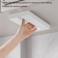 thumbnail image 4 of Kitchen Organizers and Storage Rack Wine Glass Holder Under Shelf Or Cabinet Punch-free Wine Glass Rack Plastic Stemware Rack Glassware Drying Storage Hanger For Kitchen,Bar And Rest, 4 of 8