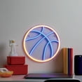 thumbnail image 1 of Merkury Innovations 12.6" Basketball LED Neon Wall Sign, 1-pack, 1 of 6