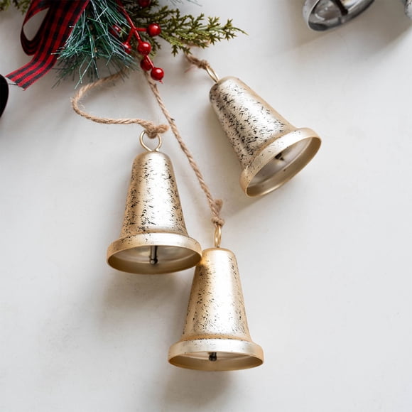 Décorations de Noël Hangs Cloche Décorative de Noël Ornement à Carreaux Rouges et Noirs Branche Baie Sonnette Festive Accroche-Porte Décoration Murale Ornement Suspendu de Noël Déguisement pour la Maison