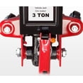 thumbnail image 4 of Hydraulic Trolley Floor Jack With Piston Quick Lift Pump, 3 Ton (6,000 lb) Capacity, Red, 4 of 7