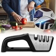 thumbnail image 4 of Yhmxh Kitchen Gadgets Kitchen Utensils Home and Kitchen Knife Sharpener Manual Knife Sharpener with 3 Ceramic Stone Tungsten Carbide Discs Diamond Sharpening Stones A sharpener, 4 of 4