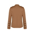 thumbnail image 4 of CEHVOM Women's Solid Color Long-Sleeved Slim-Breasted Small Suit Short Coat Tops Clearance, 4 of 5