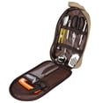 thumbnail image 1 of Youkk Ensemble de 8 Pcs/ensemble Batterie de Cuisine de Camping Portable Randonnée Intérieur Extérieur BBQ Vaisselle VR Roulotte Équipement de Randonnée Réchaud Cuisson Beige, 1 of 7