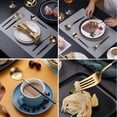 thumbnail image 4 of Silverware Set,48-Piece Stainless Steel Flatware Service for 12, Kitchen Accessories Utensils Tableware Cutlery Set,Dishwasher Safe, Glod, 4 of 7