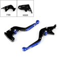 thumbnail image 1 of Leviers d'Embrayage de Frein Extensibles Réglables pour Kawasaki ZX10R 6R Z1000 Blue, 1 of 2