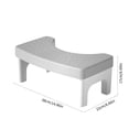 thumbnail image 4 of Feltree Foldable and Stackable Toilet Squatting Stool, 6.69in High Non-Slip Bathroom Step Stool for Adults and Kids, Fits All Toilets for Easy Poop Position Assistance, 4 of 8