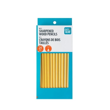 Pen+Gear # 2 HB Woodcase Pencils, Sharpened, Yellow, 24 Count