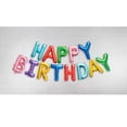 thumbnail image 3 of Rainbow Happy Birthday Balloon, 16in. H x 14ft. L, 3 of 4