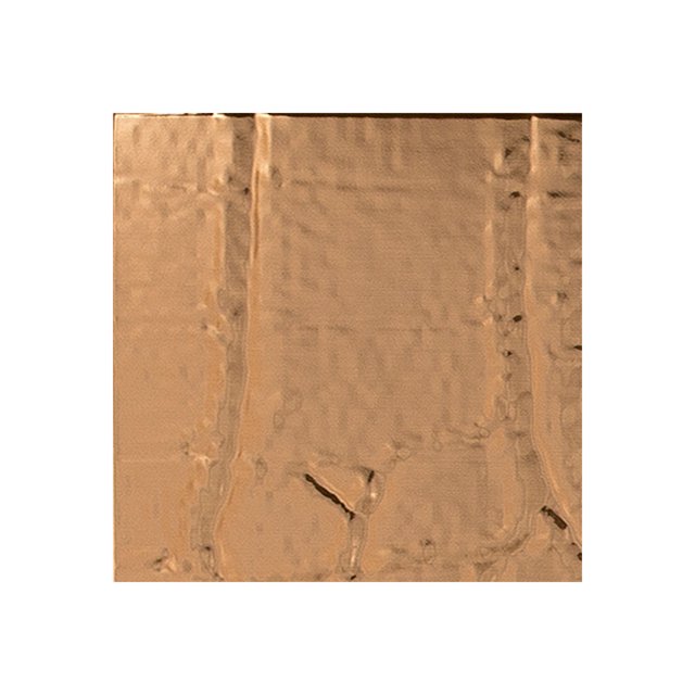 Fasade 12" x 12" Wall Panel Sample, Polished Copper Finish