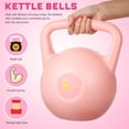 thumbnail image 3 of KAKOWELY Kettlebell Sets For Home Gym Soft Kettlebell In Pink For Men And Women 1Set, 3 of 8