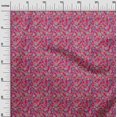 thumbnail image 3 of oneOone Polyester Spandex Magenta Fabric Kalamkari Craft Projects Decor Fabric Printed By The Yard 56 Inch Wide, 3 of 5