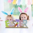 thumbnail image 2 of Easter Table Decorations Wooden Centerpiece Signs Easter Bunny Ornament 2Pcs Easter Table Decorations Wooden Centerpiece Signs Easter Bunny Ornament Easter Dining Tabletop, 2 of 8