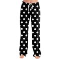 thumbnail image 3 of fatyb Lounge Pants for Women Printed Pajama Pants with Drawstring Womens Comfortable Wide Leg Pants, 3 of 6