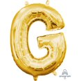 thumbnail image 1 of Anagram International Party-Eh! Gold Letter G Balloon, 1 of 1