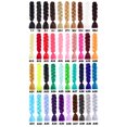 thumbnail image 2 of Lubelski Solid Color Synthetic Hair Extensions African Braids Crochet Braiding Ponytail, 2 of 7
