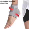 thumbnail image 3 of Basketball Ankle Brace Adjustable Support for Sports Injury Prevention Football Fitness Training Open Design Lightweight Comfortable, 3 of 7