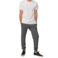 thumbnail image 4 of Men‘s Open Bottom Terry Sweatpants  Elastic Drawstring Waistband  Charcoal Grey S,charcoalgrey(joggers),L, 4 of 4