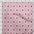 thumbnail image 4 of oneOone Velvet Magenta Fabric Check Sewing Material Print Fabric By The Yard 58 Inch Wide, 4 of 4