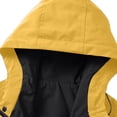 thumbnail image 3 of Men's Waterproof Work Jacket, Hooded Raincoat with Multiple Pockets for Outdoor and Casual Wear, Breathable Nylon Shell, 3 of 8
