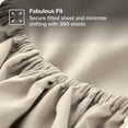 thumbnail image 3 of Bare Home 5-Pack Fitted Sheets - Premium 1800 Collection - Ultra-soft - Deep Pocket - Queen, Sand, 3 of 7