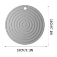 thumbnail image 3 of RXIRUCGD Large Tableware Mat Cup Mat Bowl Mat Dining Table Mat Vegetable Mat Dining Mat Insulation Mat Mat Dining Mat Table Mat Bowl Mat 18CM, 3 of 4
